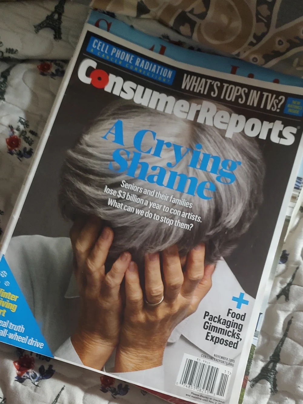 A Crying Shame/Magazine, Vintage,November 2015